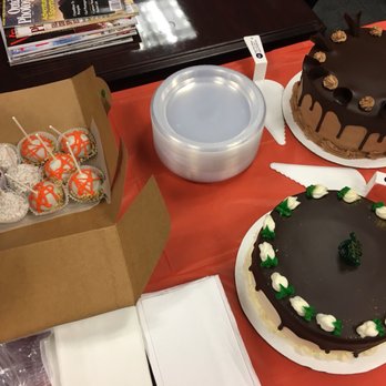 Sugar Plum Bakery - Cake pops, Mozart's cake (bottom), chocolate decadence (top right) - Bakeries Near Me - Virginia Beach, Virginia Sugar Plum Bakery - Cake pops, Mozart's cake (bottom), chocolate decadence (top right) - Bakeries Near Me - Virginia Beach, Virginia