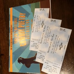 Cowboy Poetry Gathering - Cowboy poetry!