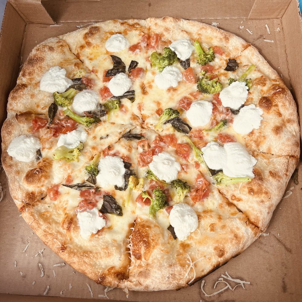 Frank's Pizza & Pasta - White Pizza (added Basil-16") - Pizza Near Me - Baltimore, Maryland Frank's Pizza & Pasta - White Pizza (added Basil-16") - Pizza Near Me - Baltimore, Maryland