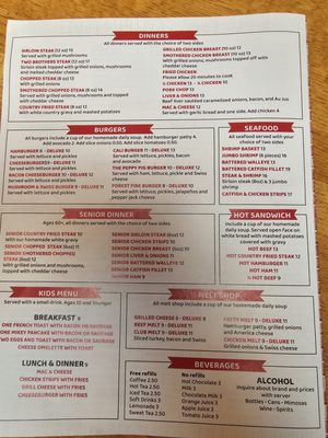 Menu photo 3 Two Brothers Cafe Galesburg, IL
