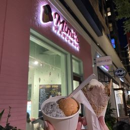 Exterior outside entrance of Mimi's Handmade Ice Cream - Black Sesame Thai Tea - Fairfax, Virginia Exterior outside entrance of Mimi's Handmade Ice Cream - Black Sesame Thai Tea - Fairfax, Virginia