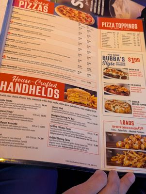 Menu photo 3 Bubba's 33 Peoria, AZ
