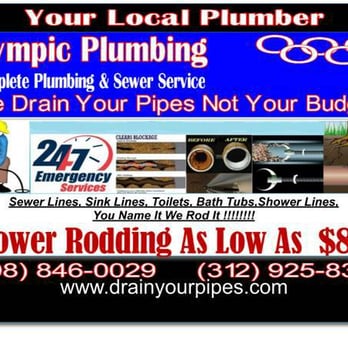Olympic Plumbing & Sewer - Family owned Business scents 1943 Give us a call you have nothing to loss. We Drain Your Pipes Not Your Budget ! - Plumbing Near Me Olympic Plumbing & Sewer - Family owned Business scents 1943 Give us a call you have nothing to loss. We Drain Your Pipes Not Your Budget ! - Plumbing Near Me