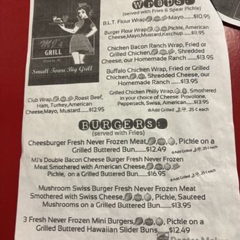 MJs Grill - Lunch page 3 - American Near Me - Elberta, Alabama