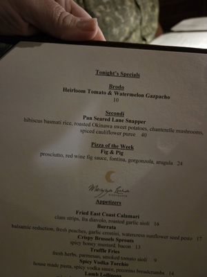 Menu photo 1 Mezza Luna Ristorante Neptune Beach, FL