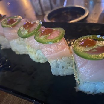 Zu Izakaya - JALEPENO HAMACHI ROLL - Asian Fusion Near Me - Tempe, Arizona Zu Izakaya - JALEPENO HAMACHI ROLL - Asian Fusion Near Me - Tempe, Arizona