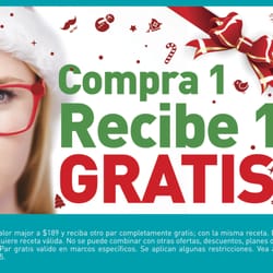 Devlyn Optical - Todo el mes de diciembre compra un par de lentes y recibe uno gratis!