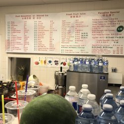 Paradise Juice & Burger - Menu board~ (May 2023)