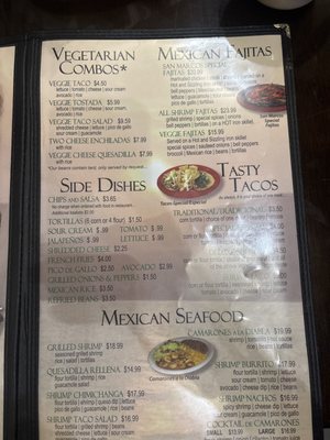 Menu photo 1 San Marcos Restaurant Toledo, OH Menu photo 1 San Marcos Restaurant Toledo, OH