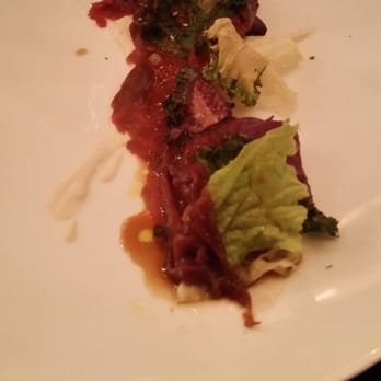 Fork - Venison Carpaccio with Pine Tea and Charred Cabbages - New American Near Me - Philadelphia, Pennsylvania