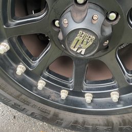 Back drivers rim/tire