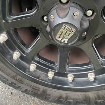 Luxurious Hand Car Wash & Detailing - Back drivers rim/tire - Auto Detailing Near Me - Baldwin, New York