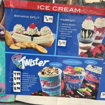 Fosters Freeze - Menu - Ice Cream & Frozen Yogurt Near Me - Los Angeles, California