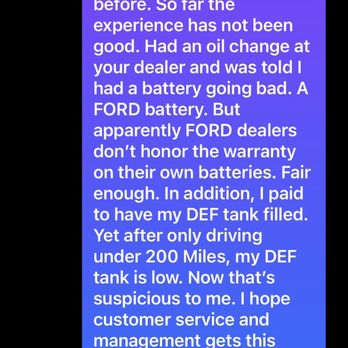 Johnson Brothers Ford - Message to dealer with no response. - Car Dealers Near Me - Temple, Texas