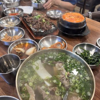 Tofu Chon - Beef bone soup with clear noodles - Korean Near Me - Ontario, California