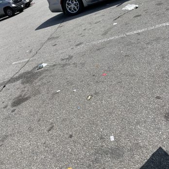Dollar Tree - Trash throughout the parking lot - Discount Store Near Me - Loma Linda, California