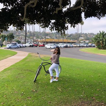Humphreys Half Moon Inn - Riding the free bikes out on the harbor - San Diego, CA