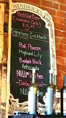 Menu photo 8 Prohibition Craft Spirits Louisville, KY Menu photo 8 Prohibition Craft Spirits Louisville, KY