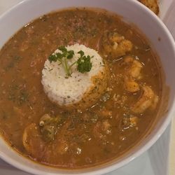 Superior Crab - Seafood gumbo. 2 out of 5 for taste.. lots of seafood though