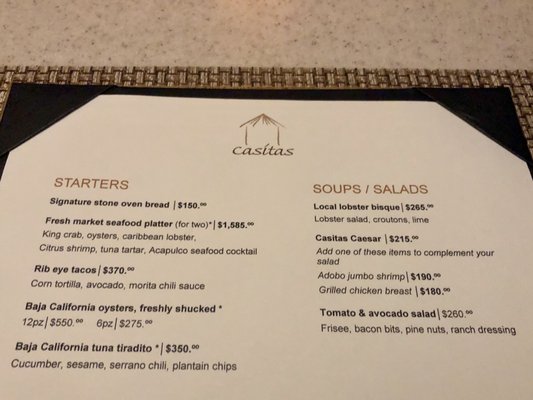 Menu photo 6 Casitas Cancún, ROO