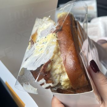 Egg Tuck - BACON & CHEESE breakfast sandwich - Breakfast & Brunch Near Me - Los Angeles, California