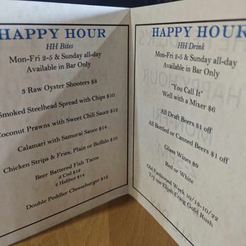 The Fish Peddler - HH menu - Seafood Near Me - Tacoma, Washington The Fish Peddler - HH menu - Seafood Near Me - Tacoma, Washington
