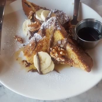 H Cafe - Nutella Stuffed Brioche French Toast - Breakfast & Brunch Near Me - Los Angeles, California