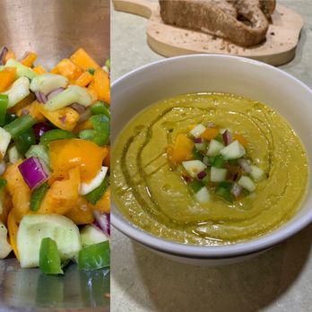 Flocktown Farm - Yellow tomato gazpacho - CSA Near Me - Pittstown, New Jersey