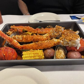 Red Crab Juicy Seafood - Eustis - Place was packed, we were greeted. Service: timely, attentive and checks on point. The staff attentive and food was scrumptious! - Seafood Near Me - Eustis, Florida Red Crab Juicy Seafood - Eustis - Place was packed, we were greeted. Service: timely, attentive and checks on point. The staff attentive and food was scrumptious! - Seafood Near Me - Eustis, Florida