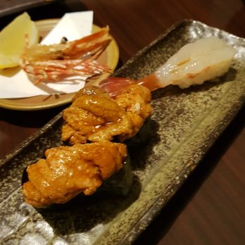 Shiro's - Fresh shrimp comes with the head deep-fried. - Sushi Bars Near Me - Seattle, Washington Shiro's - Fresh shrimp comes with the head deep-fried. - Sushi Bars Near Me - Seattle, Washington