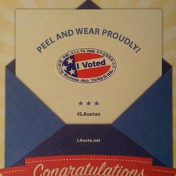 Voter Registration - Exercise your precious right to VOTE! lavote.net