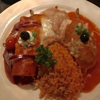 Javier's - Enchilada combination plate! - Mexican Near Me - Newport Coast, California