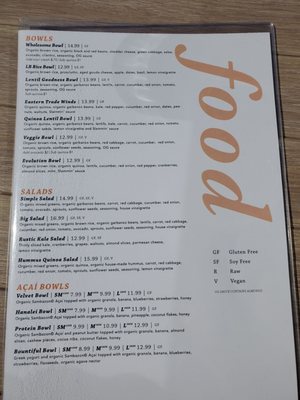 Menu photo 5 Active Culture Long Beach, CA