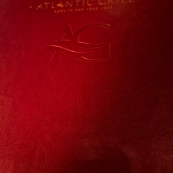 Atlantic Grill - Menu Cover - New American Near Me - New York, New York Atlantic Grill - Menu Cover - New American Near Me - New York, New York