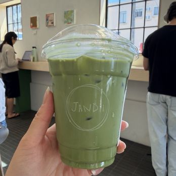 Jandii - Iced Triple Matcha Latte - Coffee & Tea Near Me - San Francisco, California Jandii - Iced Triple Matcha Latte - Coffee & Tea Near Me - San Francisco, California