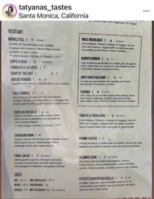 Menu photo 6 Yagul Cafe Santa Monica, CA Menu photo 6 Yagul Cafe Santa Monica, CA