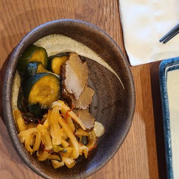 Afuri - Pickled veggies - Ramen Near Me - Costa Mesa, California