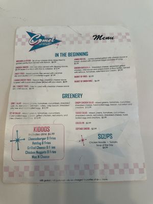 Menu photo 2 The Comet Classic Diner & Creamery Birch Run, MI Menu photo 2 The Comet Classic Diner & Creamery Birch Run, MI