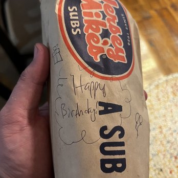 Jersey Mike's Subs - Brought a big smile to my kids face when she saw this! - Fast Food Near Me - Chandler, Arizona Jersey Mike's Subs - Brought a big smile to my kids face when she saw this! - Fast Food Near Me - Chandler, Arizona