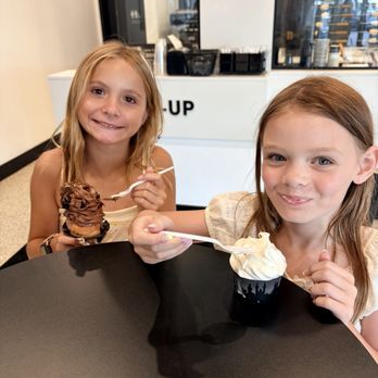 Crispy Cones - Brownie Royale in a sugar cone and a simple cup of delish vanilla ice cream. - Ice Cream & Frozen Yogurt Near Me - Clearwater, Florida Crispy Cones - Brownie Royale in a sugar cone and a simple cup of delish vanilla ice cream. - Ice Cream & Frozen Yogurt Near Me - Clearwater, Florida