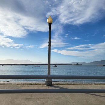 Aquatic Park Cove - Love the old lights around the walking path. - Beaches Near Me - San Francisco, California Aquatic Park Cove - Love the old lights around the walking path. - Beaches Near Me - San Francisco, California