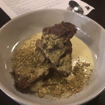 The Magpie - Terrine of chocolate mousse - New American Near Me - San Antonio, Texas The Magpie - Terrine of chocolate mousse - New American Near Me - San Antonio, Texas