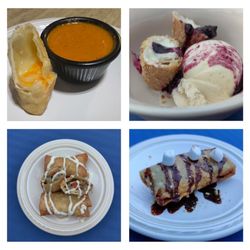 All Rolled Up - Try all of these great flavors in the Sampler. Your choice of any 3 egg rolls for $10.