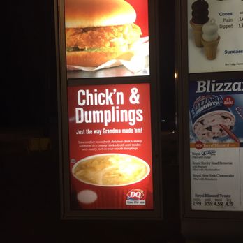 Dairy Queen - Chick'n & dumplings on the menu - Burgers Near Me - Childress, Texas