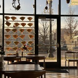MillCrepes Cafe & Catering - Love the lighting from the outside