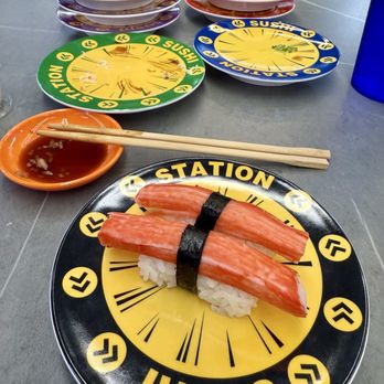 Sushi Station - Crab sashimi - Conveyor Belt Sushi Near Me - Westfield, Indiana Sushi Station - Crab sashimi - Conveyor Belt Sushi Near Me - Westfield, Indiana