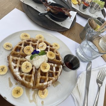 Ol Days - Waffles, coconut cream, bacon - Breakfast & Brunch Near Me - Miami, Florida Ol Days - Waffles, coconut cream, bacon - Breakfast & Brunch Near Me - Miami, Florida