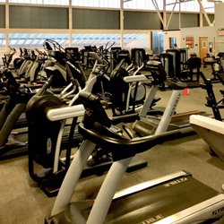 Renaud Center - Plenty of treadmills, stair masters, rowers, and other workout machines.