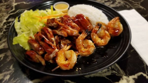 Photo of Nasai Teriyaki at UW - Seattle, WA, US. Chicken & shrimp combo