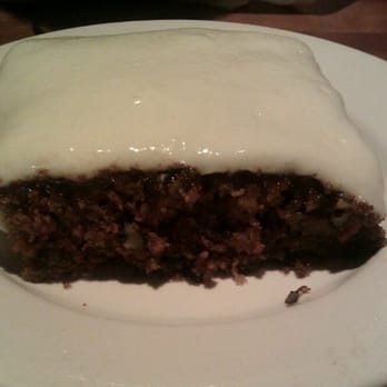 J. Alexander's - Warm carrot cake with cream cheese icing - Steakhouses Near Me - Plantation, Florida